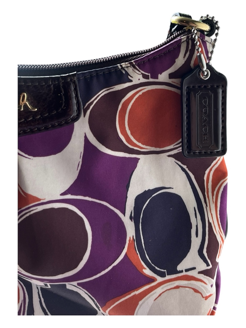 Coach Ashley Scarf Print Crossbody Bag - Picture 3 of 10